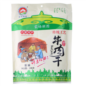 蒙格额图原味牛肉干