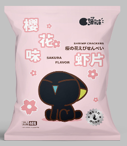 啵尔滋樱花味虾片40g