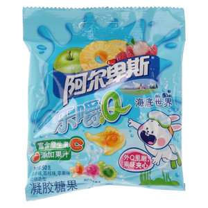 阿尔卑斯乐嚼Q海底世界袋装50克