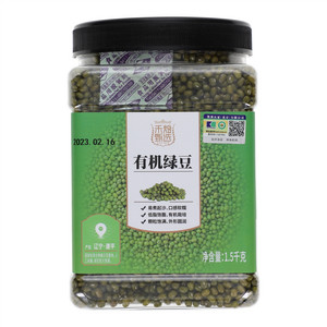 禾煜有机绿豆1500g