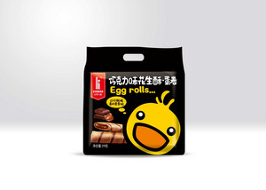 咔啰卡曼巧克力味花生酥蛋卷