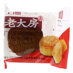 上海真老大房广式蛋黄白莲蓉月饼（蛋黄类）