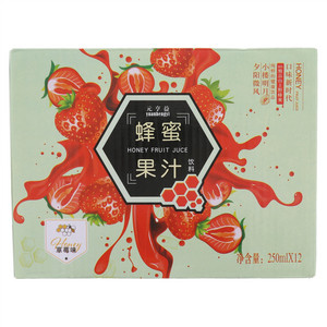 元亨益草莓味蜂蜜果汁饮料