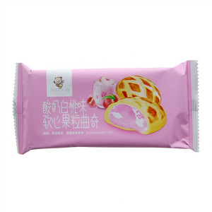 鲁旺人家酸奶白桃味软心果粒曲奇