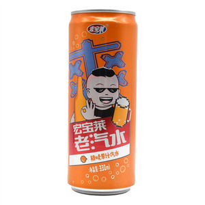 宏宝莱老汽水桔味果汁汽水