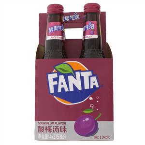 芬达/FANTA醇果气泡酸梅汤味汽水