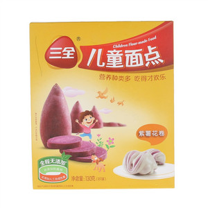 三全紫薯花卷
