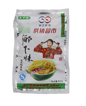 乡下妹去皮榨菜丝82g