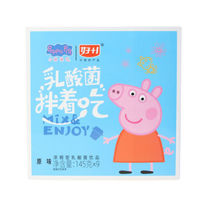 好+1小猪佩奇原味浓稠型乳酸菌饮品