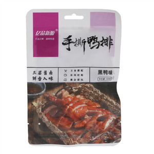 亿品新源黑鸭味手撕鸭排