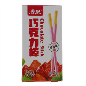麦恩草莓味巧克力棒