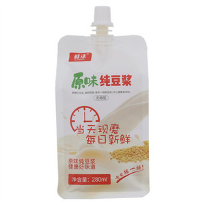 鲜沫无糖型原味纯豆浆