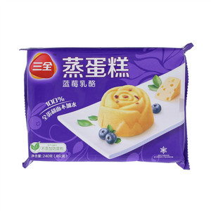 三全蓝莓乳酪蒸蛋糕