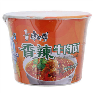 康师傅经典香辣牛肉桶面