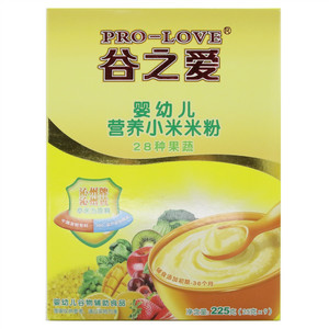 PRO-LOVE 谷之爱 婴幼儿营养小米米粉（28种果蔬）