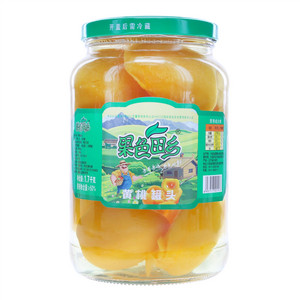 果色田乡黄桃罐头