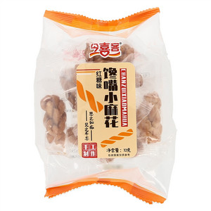 今喜客红糖味馋嘴小麻花