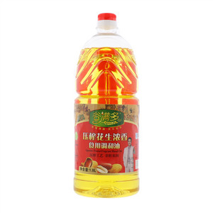 谷满多压榨花生浓香食用调和油