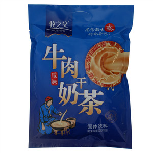 牧之父咸味牛肉干奶茶