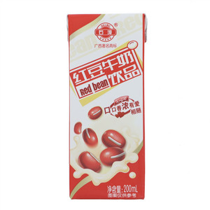红豆牛奶 Red bean 饮品