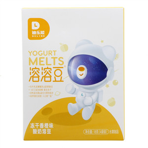 DELINU迪乐能溶溶豆香橙味冻干酸奶溶豆