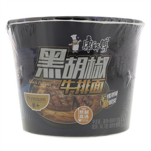 康师傅黑胡椒牛排面方便面