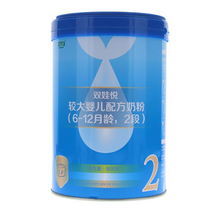 双娃悦较大婴儿配方奶粉（6-12月龄，2段）