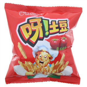 好丽友呀！土豆番茄酱味膨化食品
