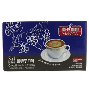 摩卡咖啡曼特宁口味3合1随身包