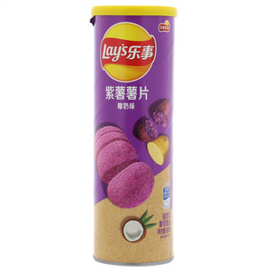 乐事无限紫薯薯片椰奶味 90克