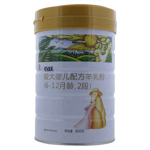 百跃较大婴儿配方羊乳粉（6-12月龄，2段）