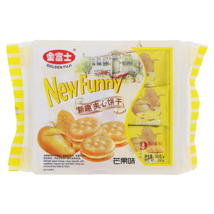 金富士新趣芒果味夹心饼干