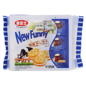 金富士新趣牛奶味夹心饼干