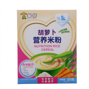 每伴胡萝卜营养米粉(商超)
