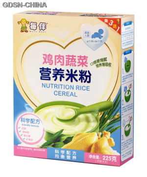 每伴鸡肉蔬菜菜营养米粉（商超）