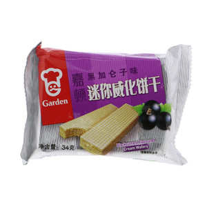 嘉顿迷你威化饼干（黑加仑子味）