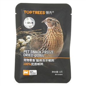 领先宠物零食 猫用冻干鹌鹑