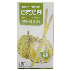 巧克巧奇榴莲味涂层饼干