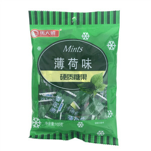 马大姐薄荷味硬质糖果