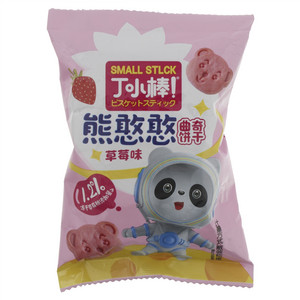 丁小棒草莓味熊憨憨曲奇饼