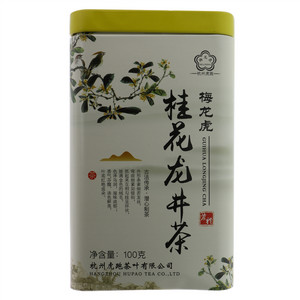 100克一级听装桂花龙井茶