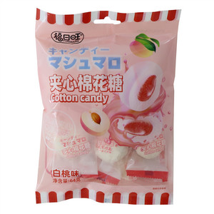 福日旺夹心棉花糖(白桃味)