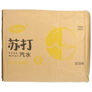 百莲好荷奶油味苏打汽水