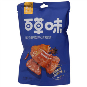 百草味甜辣味嗦过瘾鸭脖