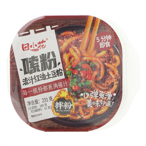田小花嗦粉流汁红油土豆粉