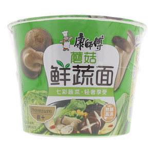 康师傅蘑菇鲜蔬面