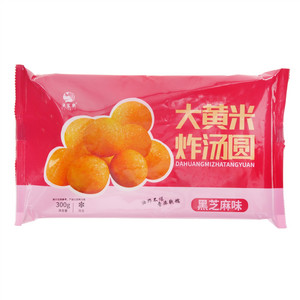渔家乐黑芝麻味大黄米炸汤圆