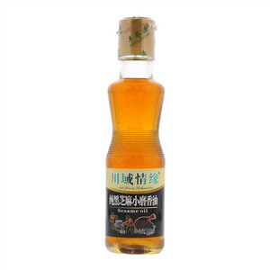 川域情缘纯黑芝麻小磨香油