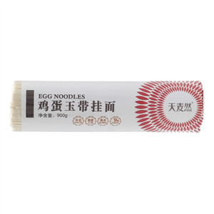 天麦然鸡蛋玉带挂面