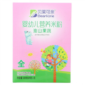 贝莱可亲淮山果蔬婴幼儿营养米粉